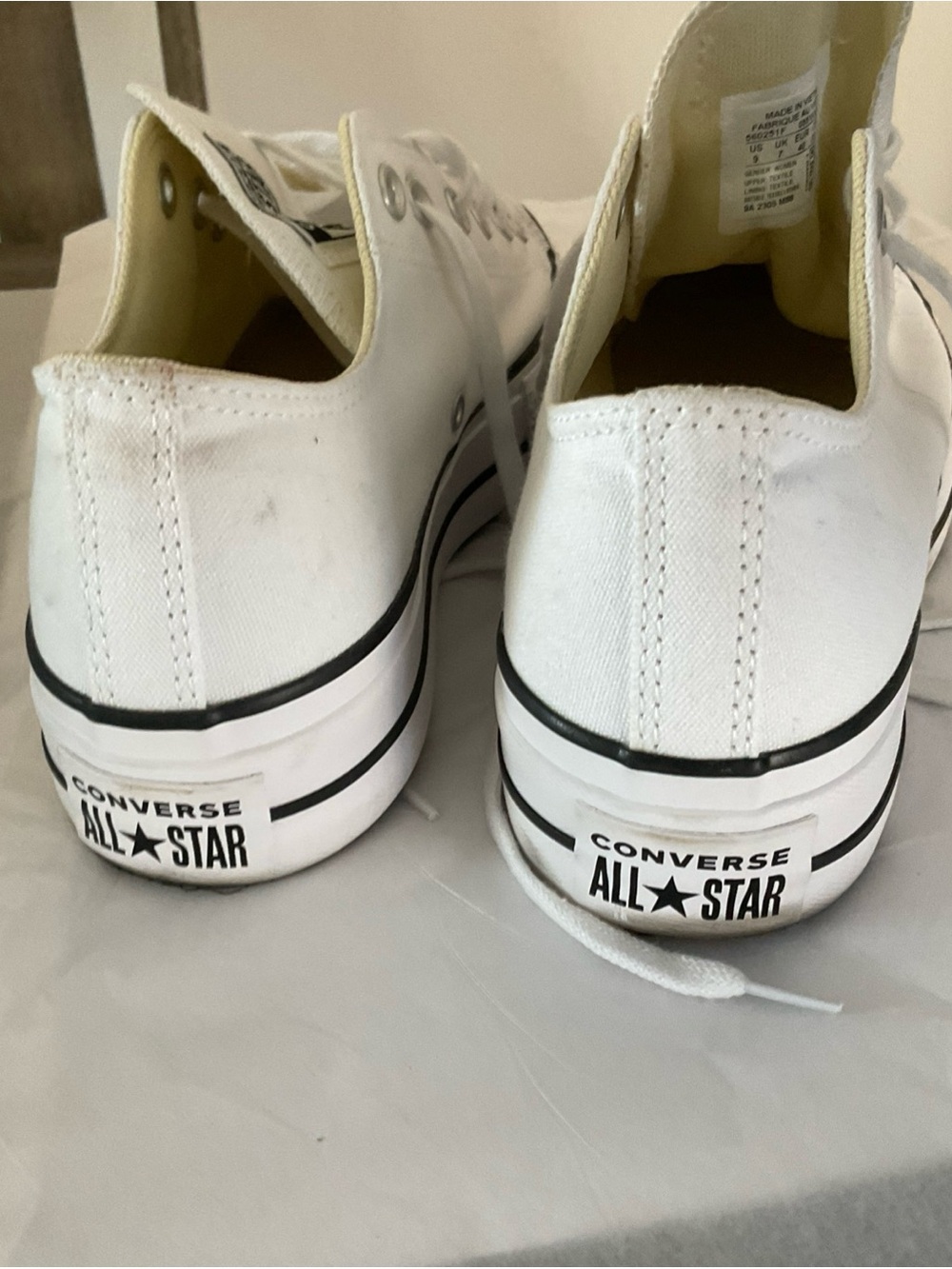 Converse Chuck Taylor All Star Platform White size 9 - Picture 12 of 16